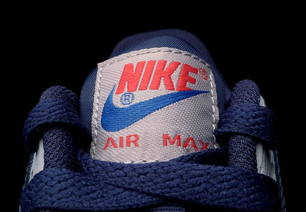 Nike Air Max 90 Midnight Navy Wolf Grey Usa 4