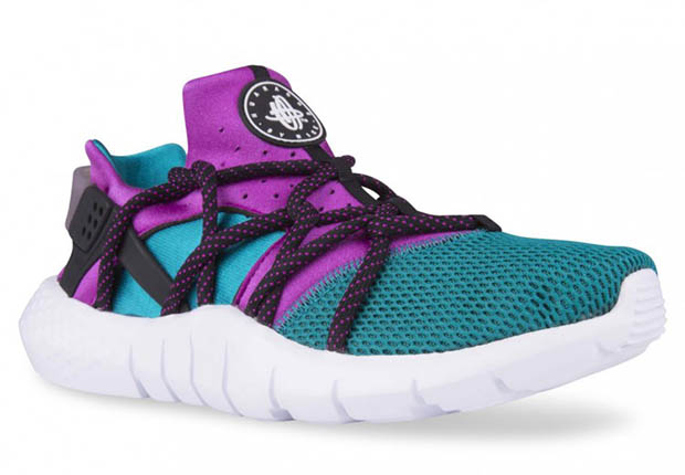 Nike Huarache Nm Emerald Fuchsia Flash 3