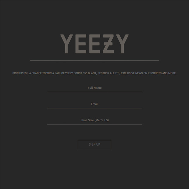 Yeezy Supply 350 Black