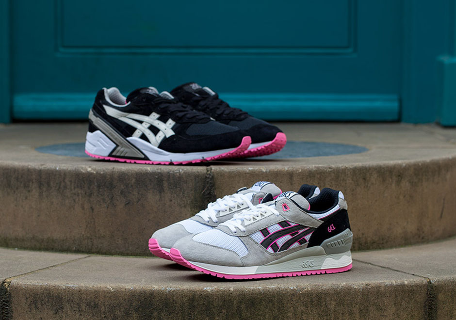 Asics Tiger Gel Sight Gel Respector Black Pink Grey 1