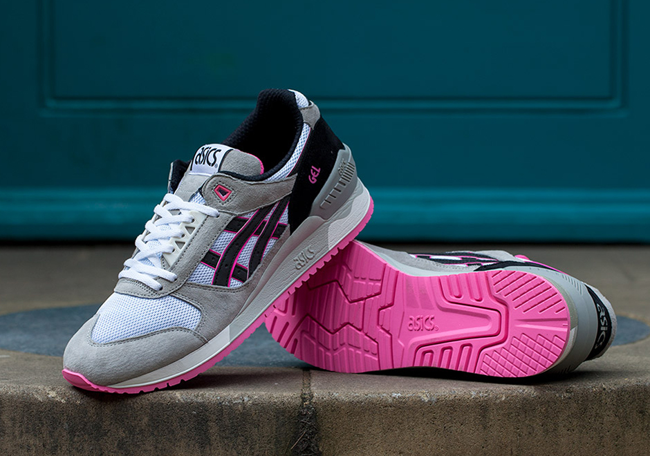 Asics Tiger Gel Sight Gel Respector Black Pink Grey 6