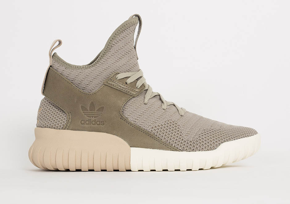Two-Toned Soles On The adidas Tubular X Primeknit "Sesame"