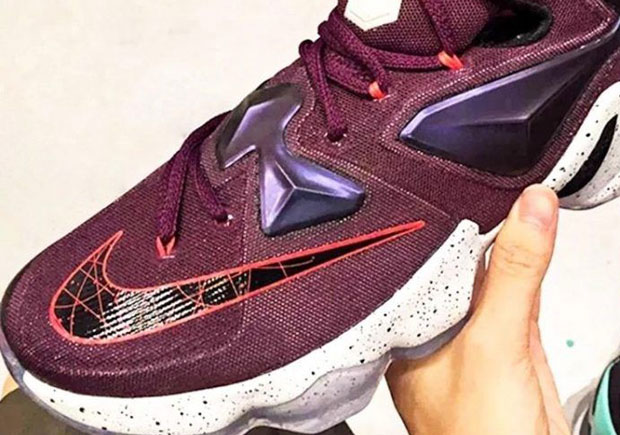 Lebron 13 Men Size First Look Medium Berry 1