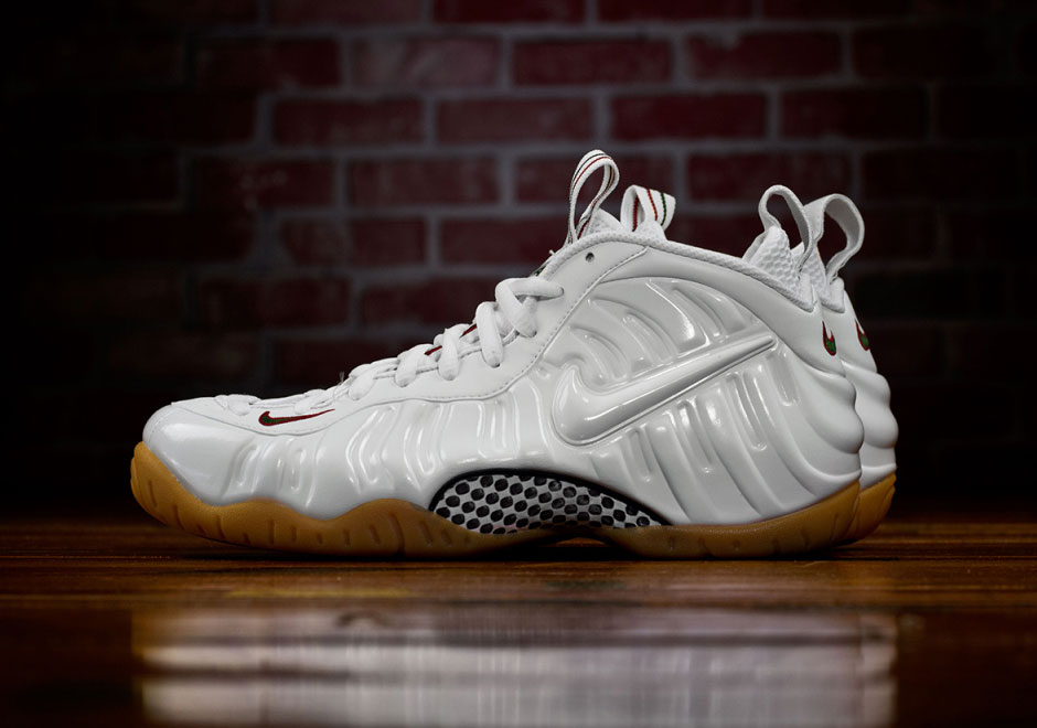 Nike Air Foamposite Pro White Gum Red 2