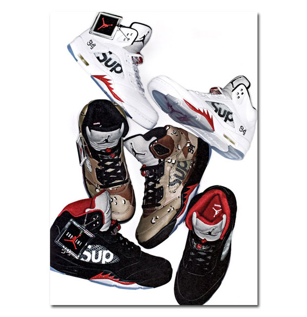 Supreme Air Jordan 5 Release October 2015