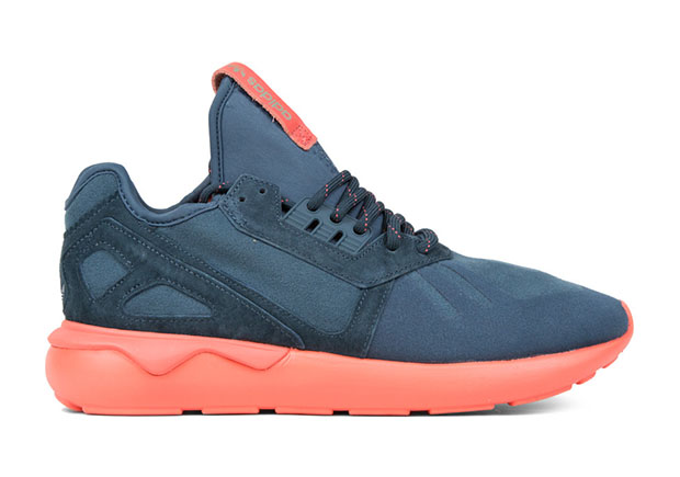 Adidas Tubular Runner Navy Salmon Sole 2