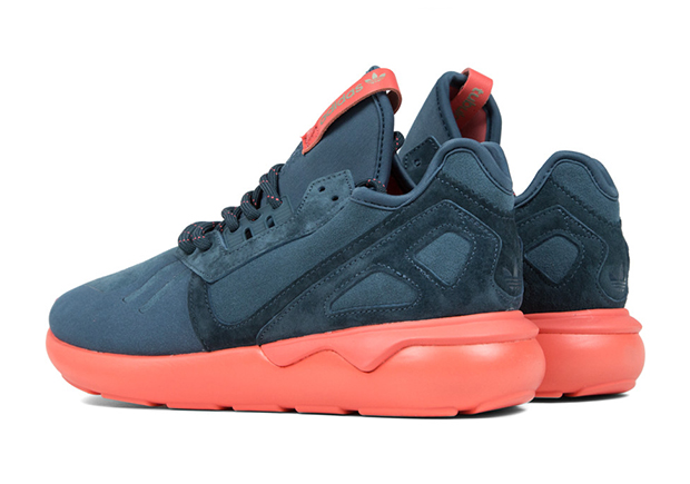 Adidas Tubular Runner Navy Salmon Sole 3