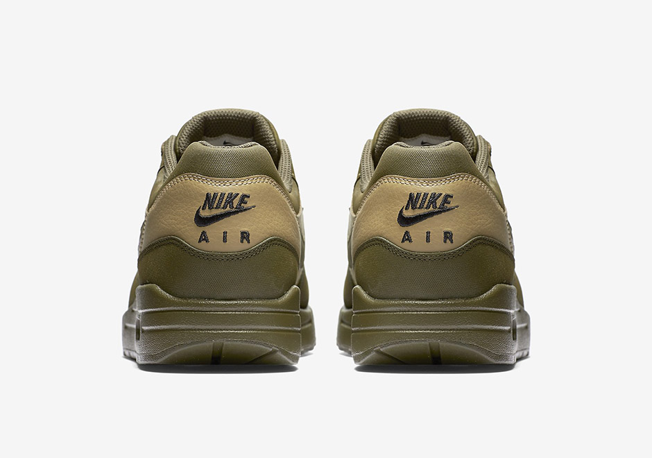 Nike Air Max 1 Ltr Premium 705282 300 Dark Loden Desert Camo 6