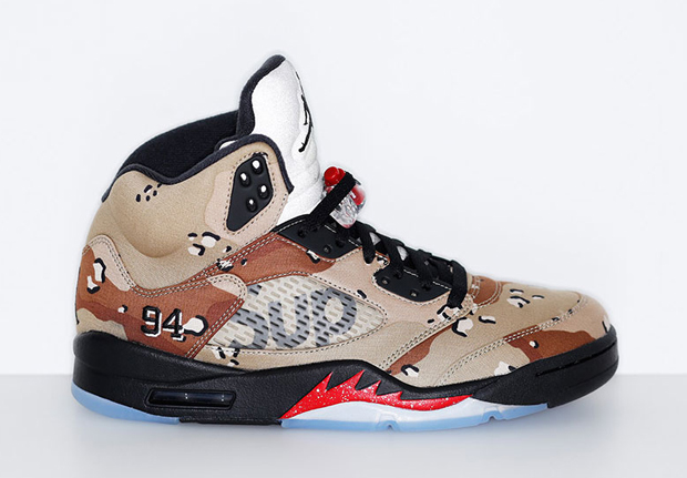 Air Jordan 5 Supreme Desert Camo Nikelab
