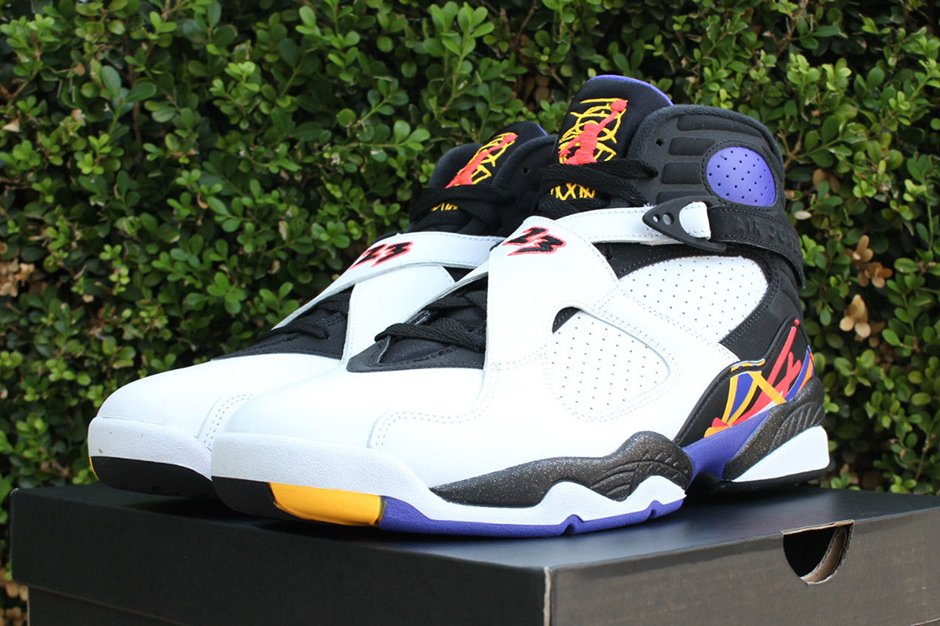 Air Jordan 8 Three Peat Release Info Ebay 04