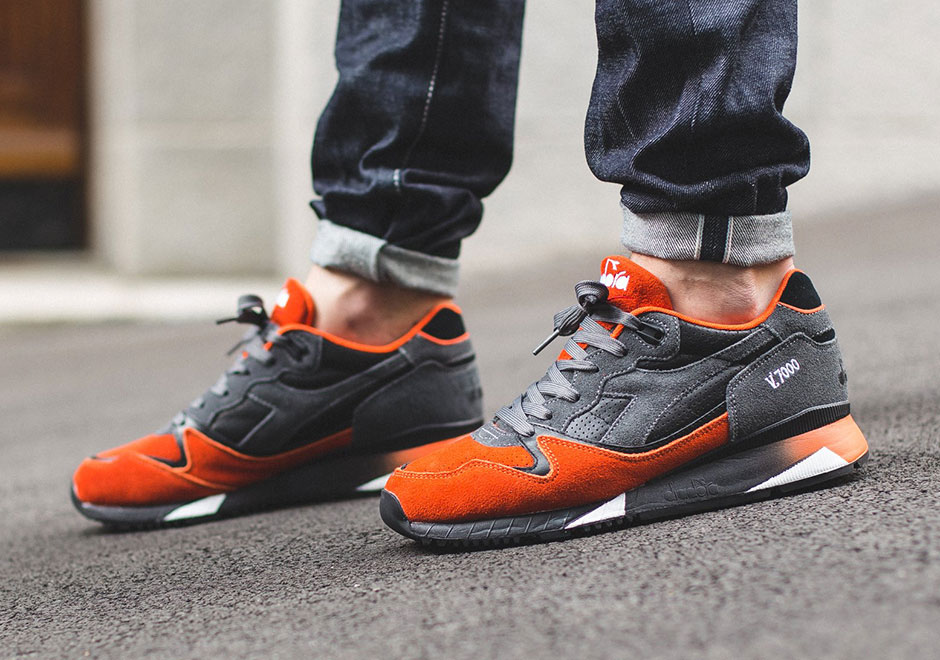 Diadora V 7000 Premium Orange Grey 2