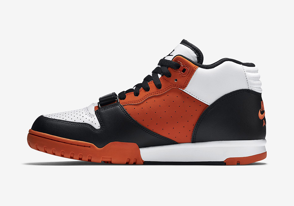 Nike Air Trainer 1 Mid 317554 800 Black White Orange 2
