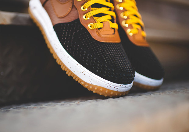 Nike Lunar Force 1 Duckboot Sneakerboot Light British Tan Black 3