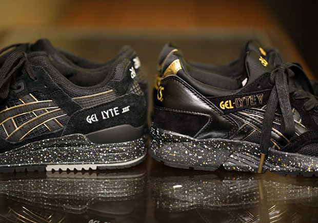 Atmos Asics Gel Lyte V Black Gold 4