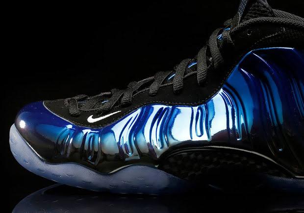 The "Blue Mirror" Foamposites Released This Past Weekend At Select Stores
