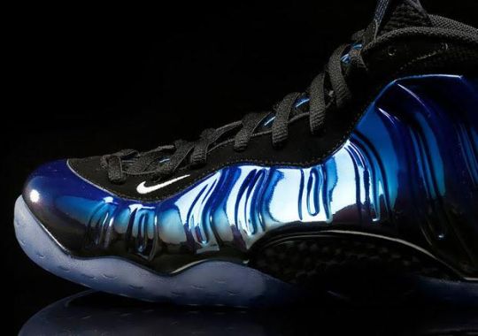 The “Blue Mirror” Foamposites Released This Past Weekend At Select Stores