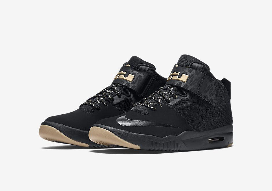 Nike Lebron Akronite Black Gold 1