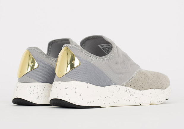 Gold-Plated Heels On Reebok's Slip-On Furylite