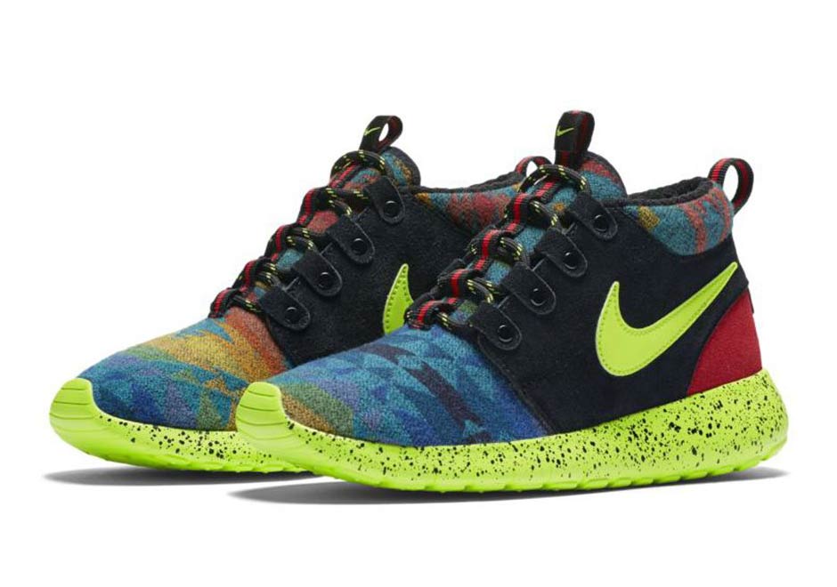 Nike Roshe Run Sneakerboot Pendleton Nikeid 02