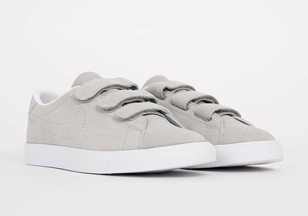 Velcro Returns To Nike Tennis Classic Grey Green 01