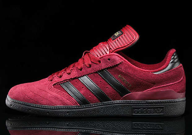 Adidas Skateboarding Busenitz Burgundy Black 2