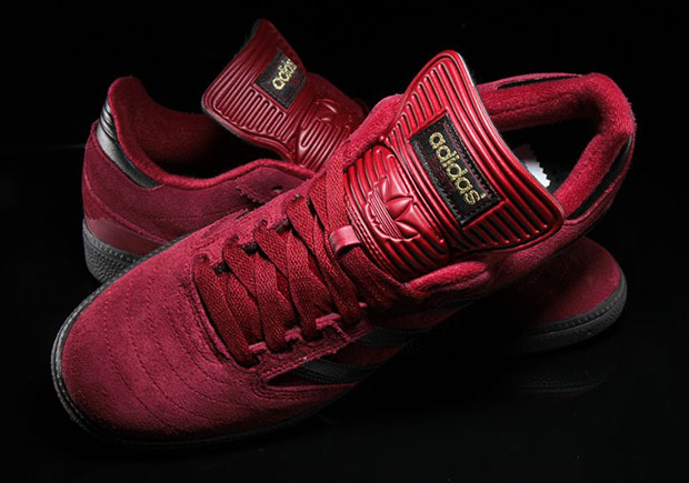 Adidas Skateboarding Busenitz Burgundy Black 4