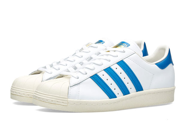 Adidas Superstar White Dark Royal 1