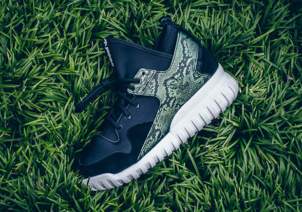 The adidas Tubular X Pairs Up With Snakeskin