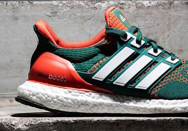 adidas Ultra Boost "Miami Hurricanes"