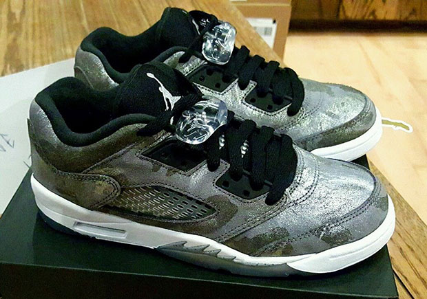 Air Jordan 5 Low Wolf Grey Camo 3