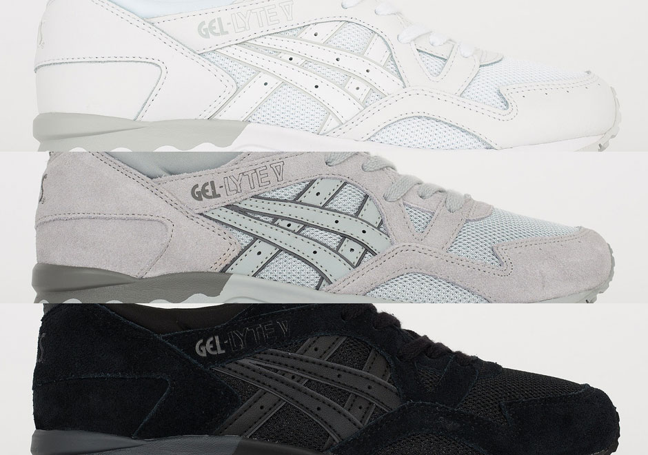 Asics Gel Lyte V Lights Out Pack White Grey Black 1