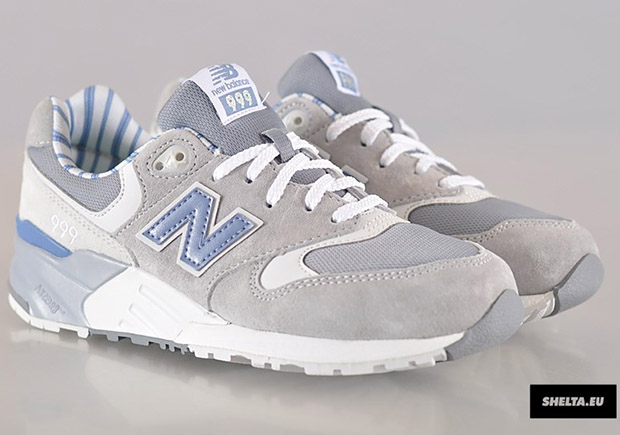 New Balance 999 Womens Grey Pinstripes 3