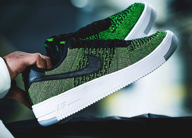 Nike Air Force 1 Low Flyknit Green
