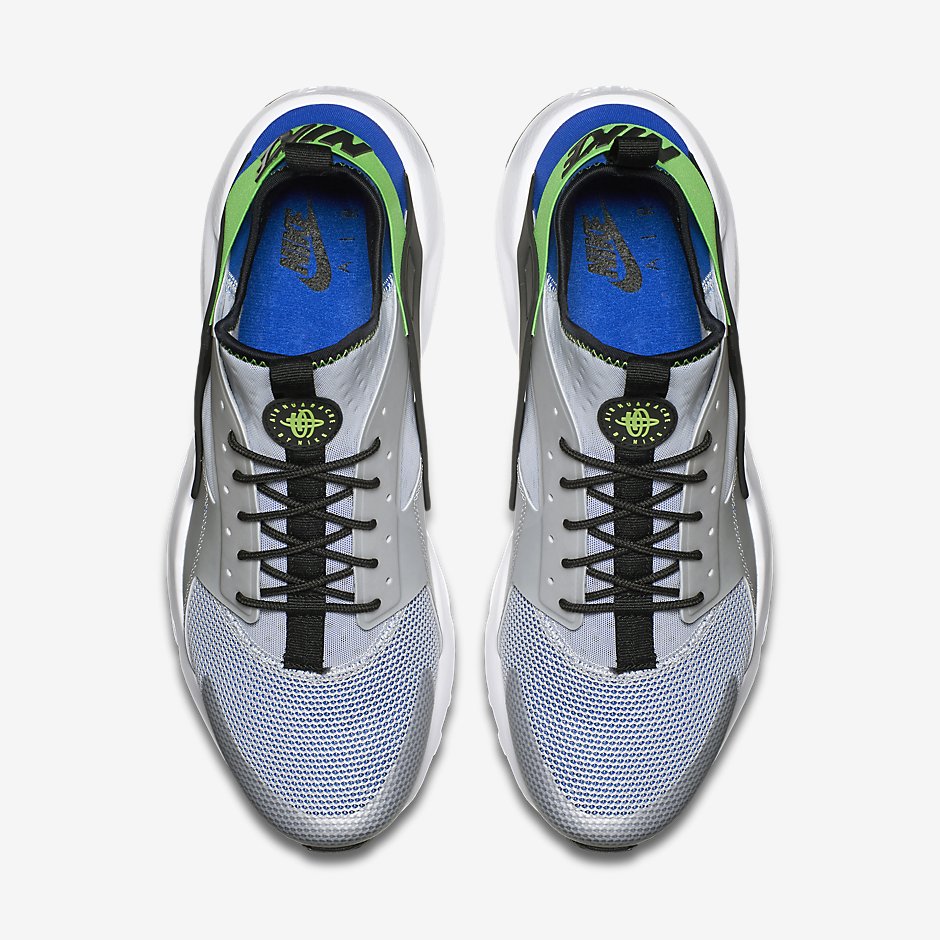 Nike Air Huarache Ultra Royal Scream Green Pure Platinum 4