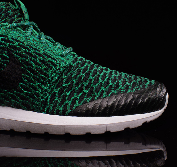 Nike Flyknit Roshe Run Nm Lucid Green 03