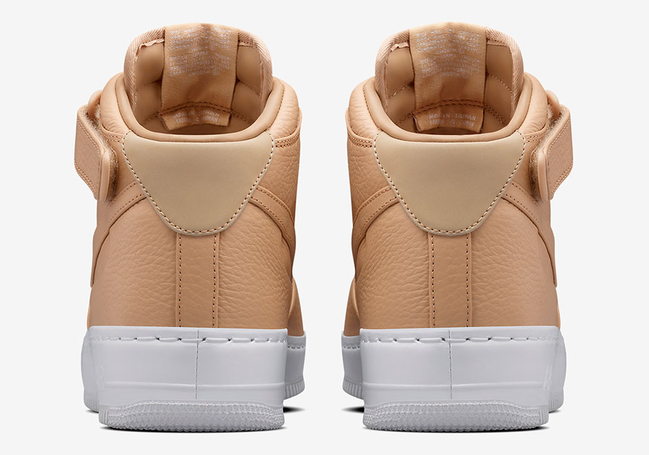 Nikelab Air Force 1 Mid Vachetta Tan White 3