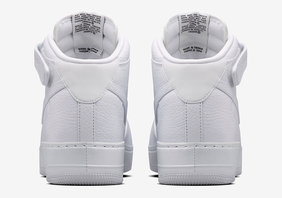 Nikelab Air Force 1 Mid White White 1