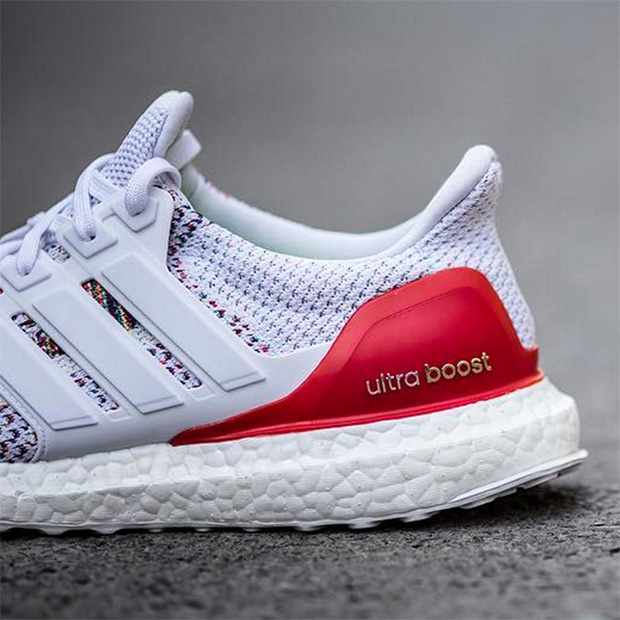 Adidas Ultra Boost White Multi Color Sample 2