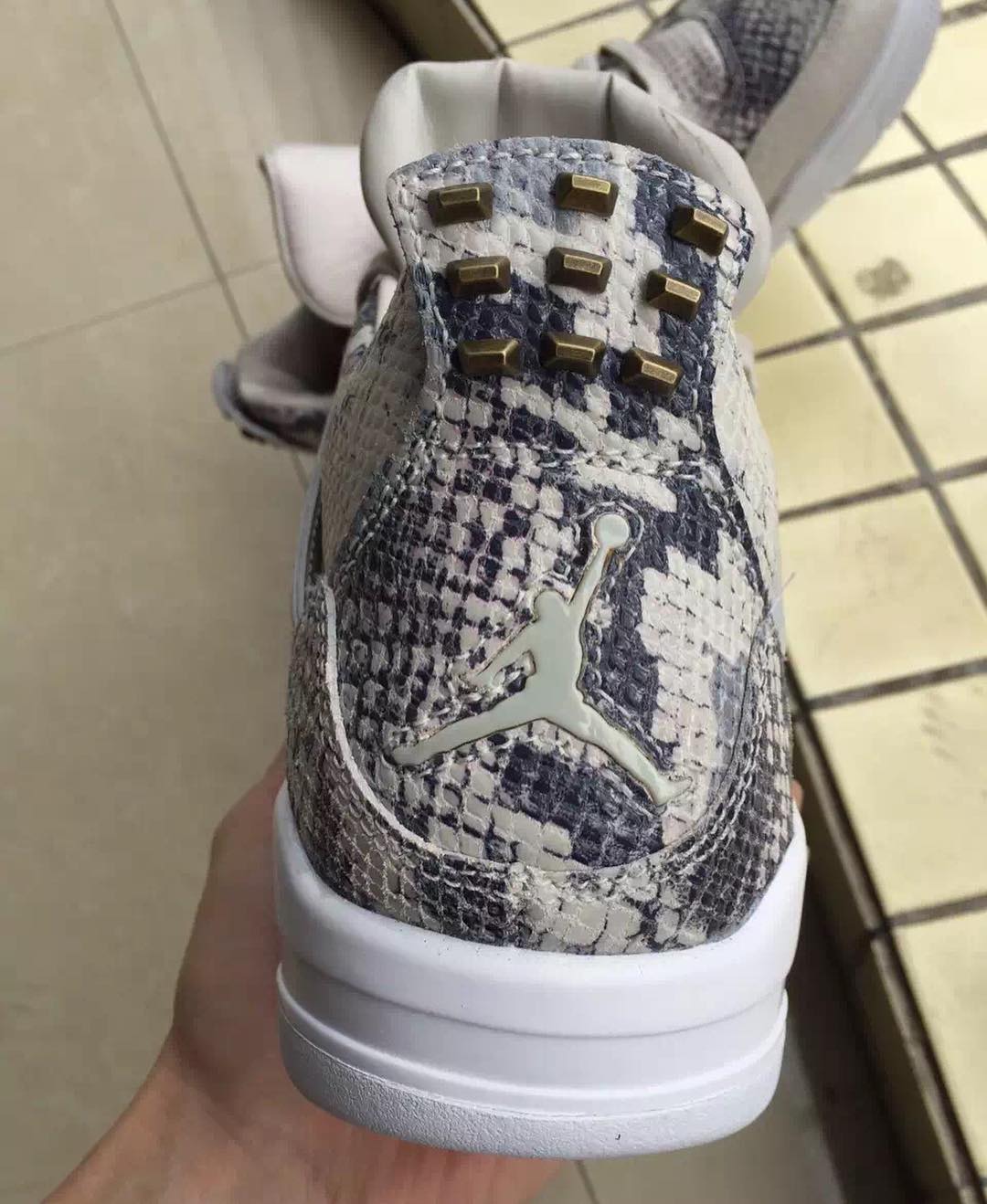 Air Jordan 4 Pinnacle Snakeskin Details 05