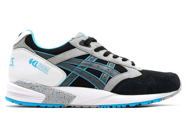 Asics Gel Saga Black Grey Blue Spring 2016 1