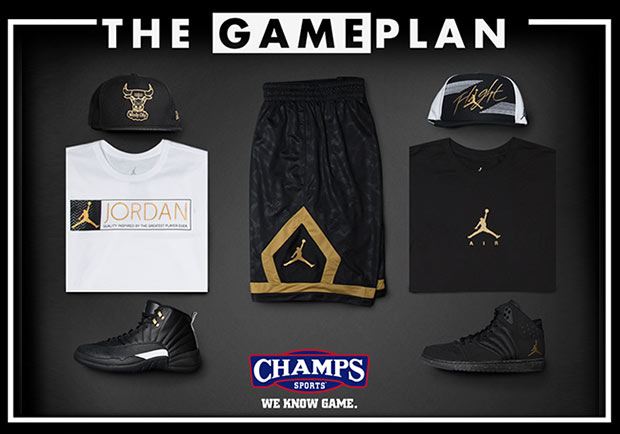 Champs Game Plan Jordan Black Gold 1