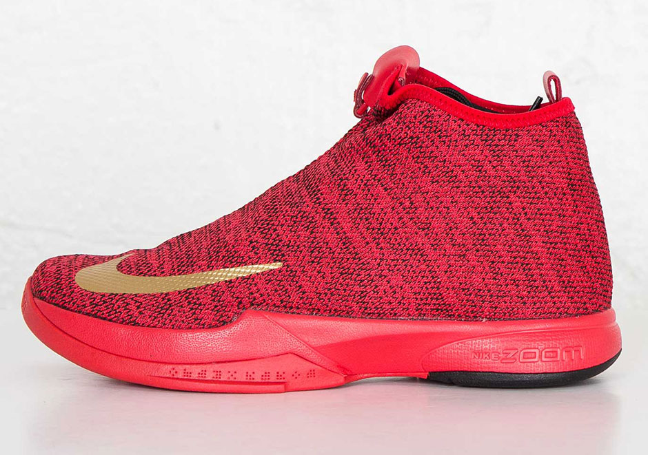 Nike Zoom Kobe Icon Red Black Gold 1