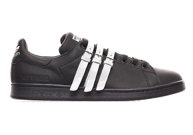 Raf Simon Adidas Stan Smith Straps Black White 2