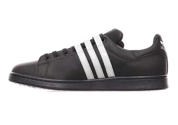 Raf Simon Adidas Stan Smith Straps Black White 4