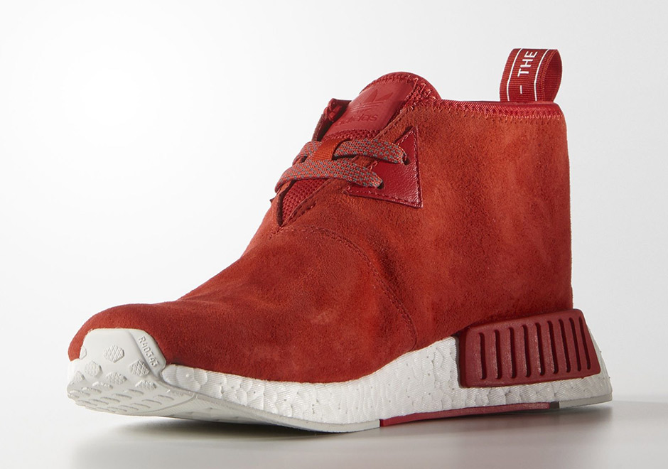 Adidas Nmd Chukka Red Suede Release 2