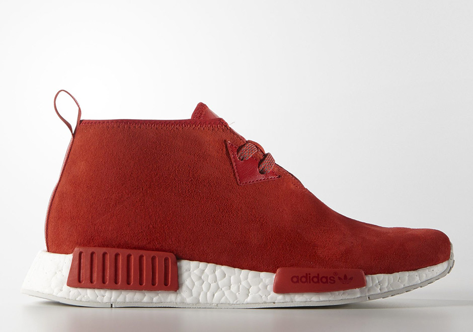 Adidas Nmd Chukka Red Suede Release 5