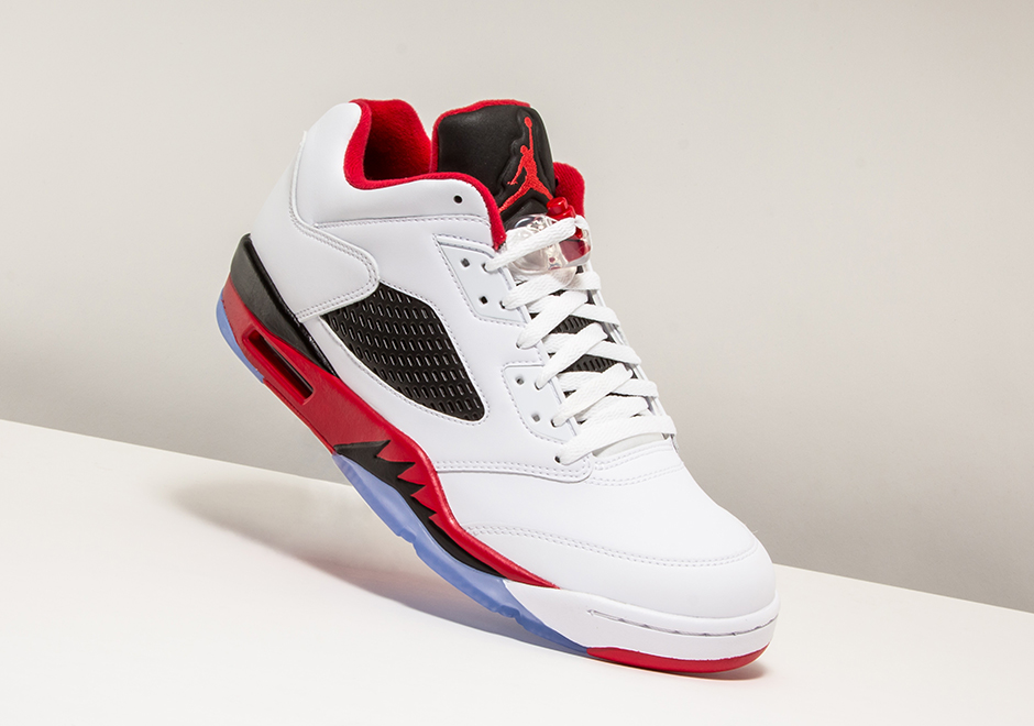 Air Jordan 5 Low "Fire Red" Available Now Through Stadium Goods Early Access
