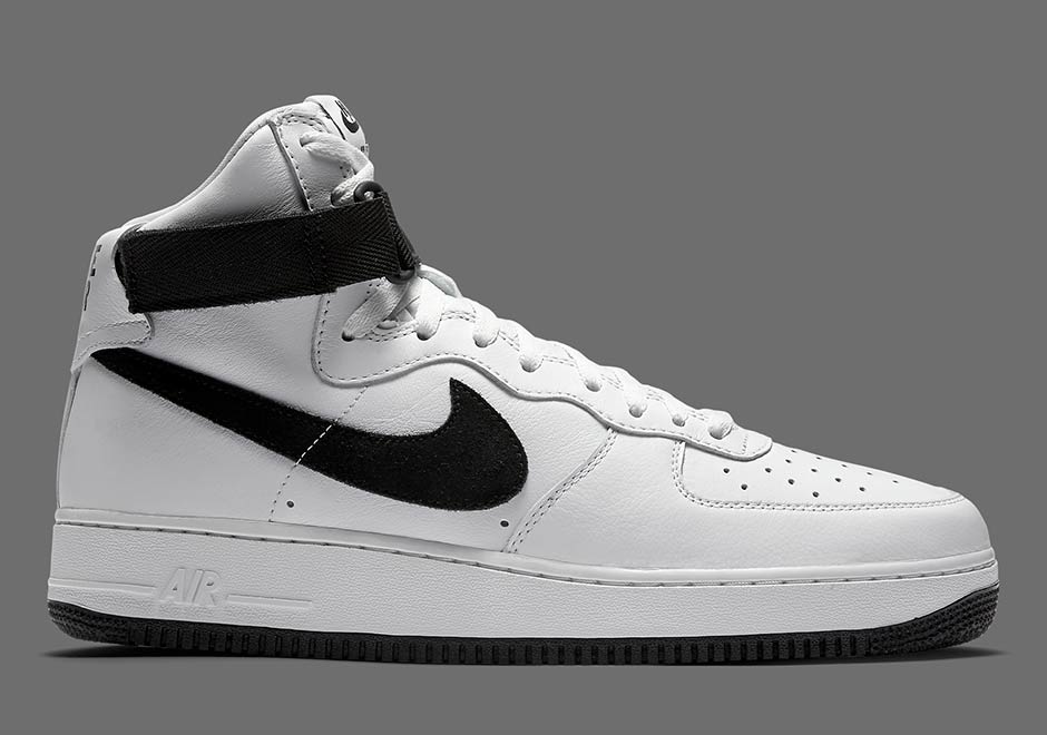 Nike Air Force 1 High Qs White Black 4