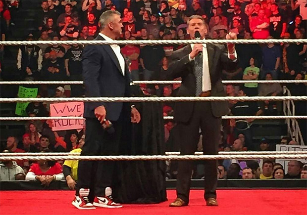WWE's Shane McMahon Gets Seeded Free Jordans From The Brand