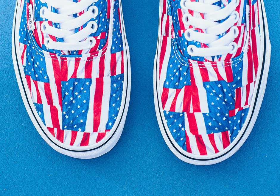 Vans Authentic Amerian Flag Freedom Pack 3